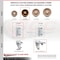 Service Caster 4 Inch High Temp Phenolic 3/4 Inch Square Stem Caster Set Total Lock Brake SCC SCC-SQTTL20S414-PHSHT-34-4 - alternate 5